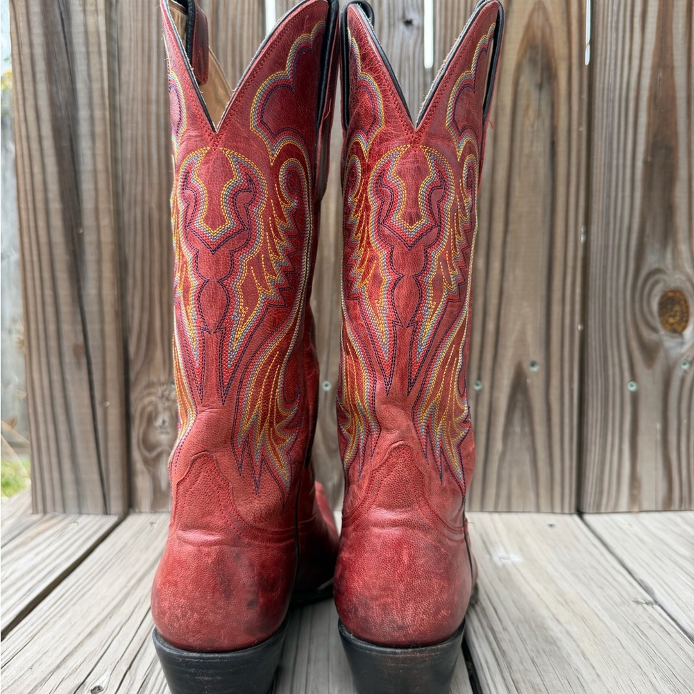 Vintage style ML Leddy Vaquero Boots 8.5 Women - Picture 5 of 9